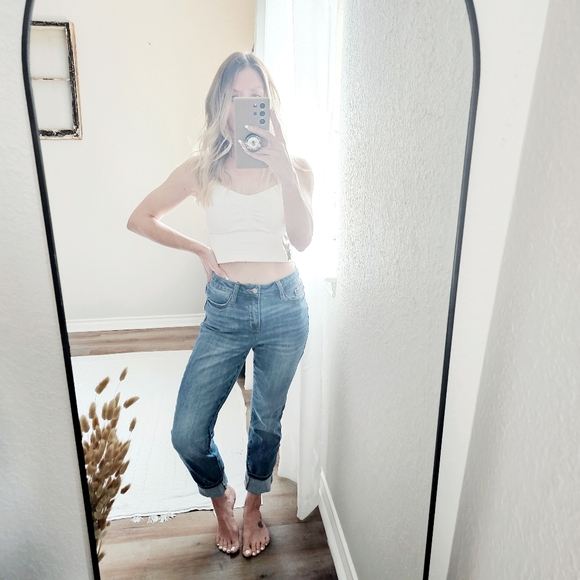 Judy Blue Slim Fit Jeans Size 1(25) No Distressing Straight Skinny Stretch Denim - Picture 4 of 16